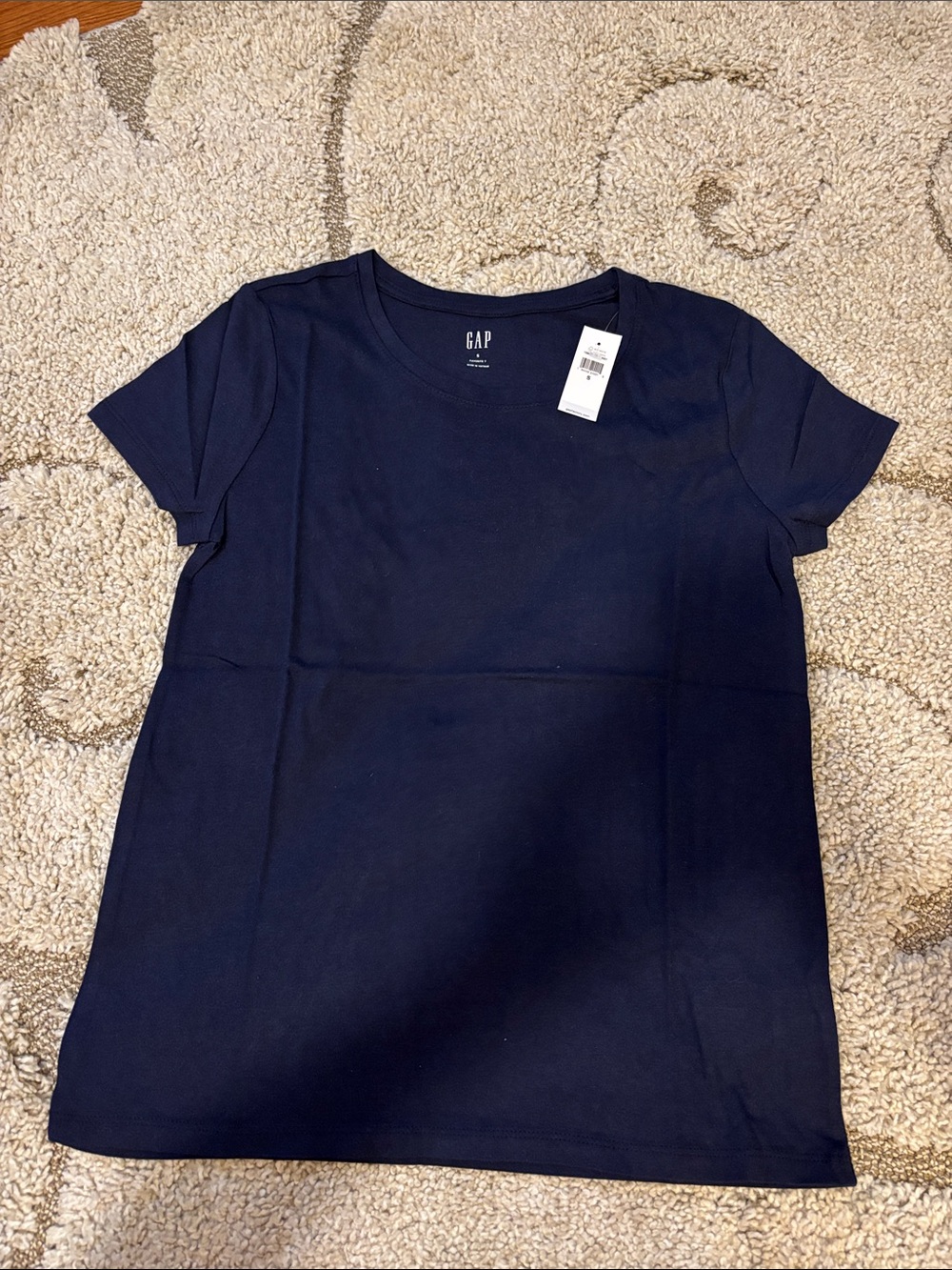 GAP Classic Navy Crew Neck Short Sleeve Tee(MULTIPLE COLORS AVAILABLE)